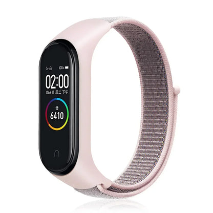 Nylon Sport Strap for Xiaomi Mi Band 3 4 5 6 7 — Soft Adjustable Replacement Wristband