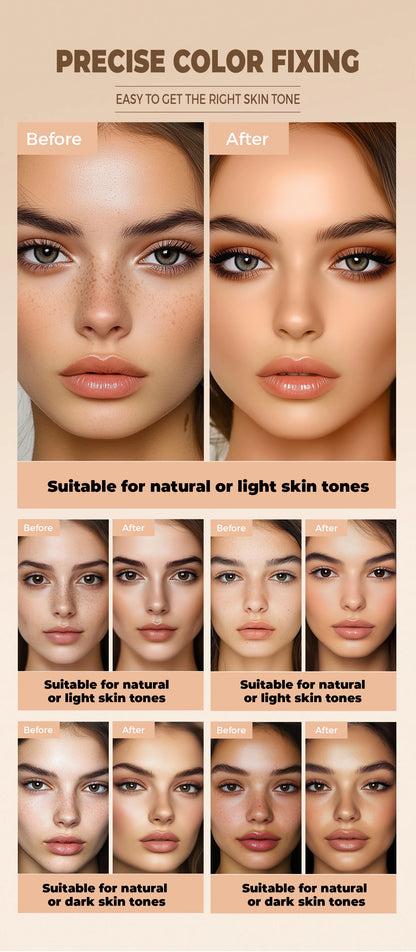 Waterproof Full Coverage Concealer — Covers Tattoos, Scars & Dark Spots