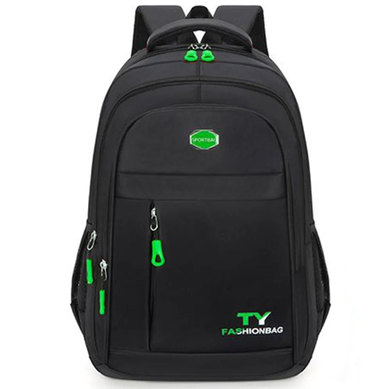 Neutral Nylon Business & Travel Backpack — Unisex Laptop Bag for Work, School & Travel
