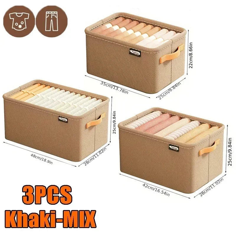 Non-Woven Wardrobe Clothes Organizer – M, L & XL