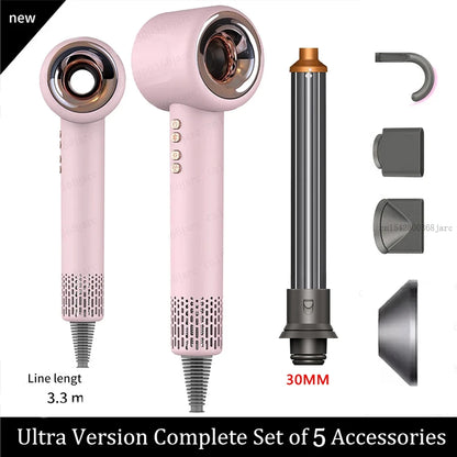 Super Leafless Negative Ion Hair Dryer — 220V Personal Hair Care & Styling Tool with Constant Anion Technology