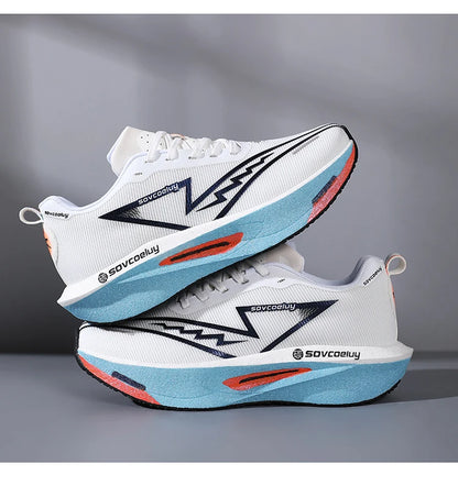 Carbon Board Marathon Running Sneakers — Breathable Lightweight Athletic Shoes for Men & Women