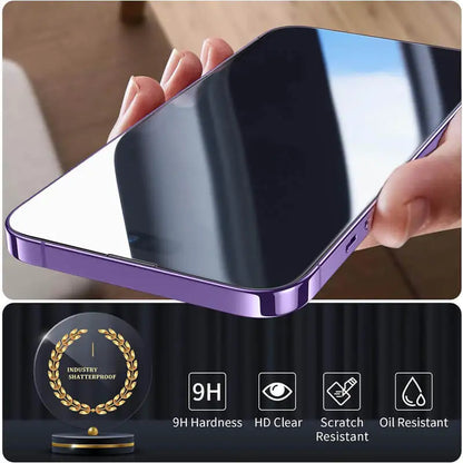 Tempered Glass Screen Protector for iPhone — Compatible with iPhone 11, 12, 13, 14, 15, 16, 17 Pro Max