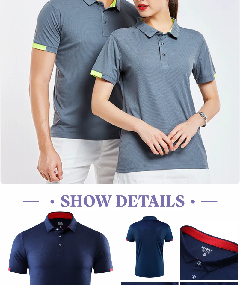 Men's Quick-Dry Sports POLO Shirt — Breathable Short Sleeve Cycling & Fitness Top