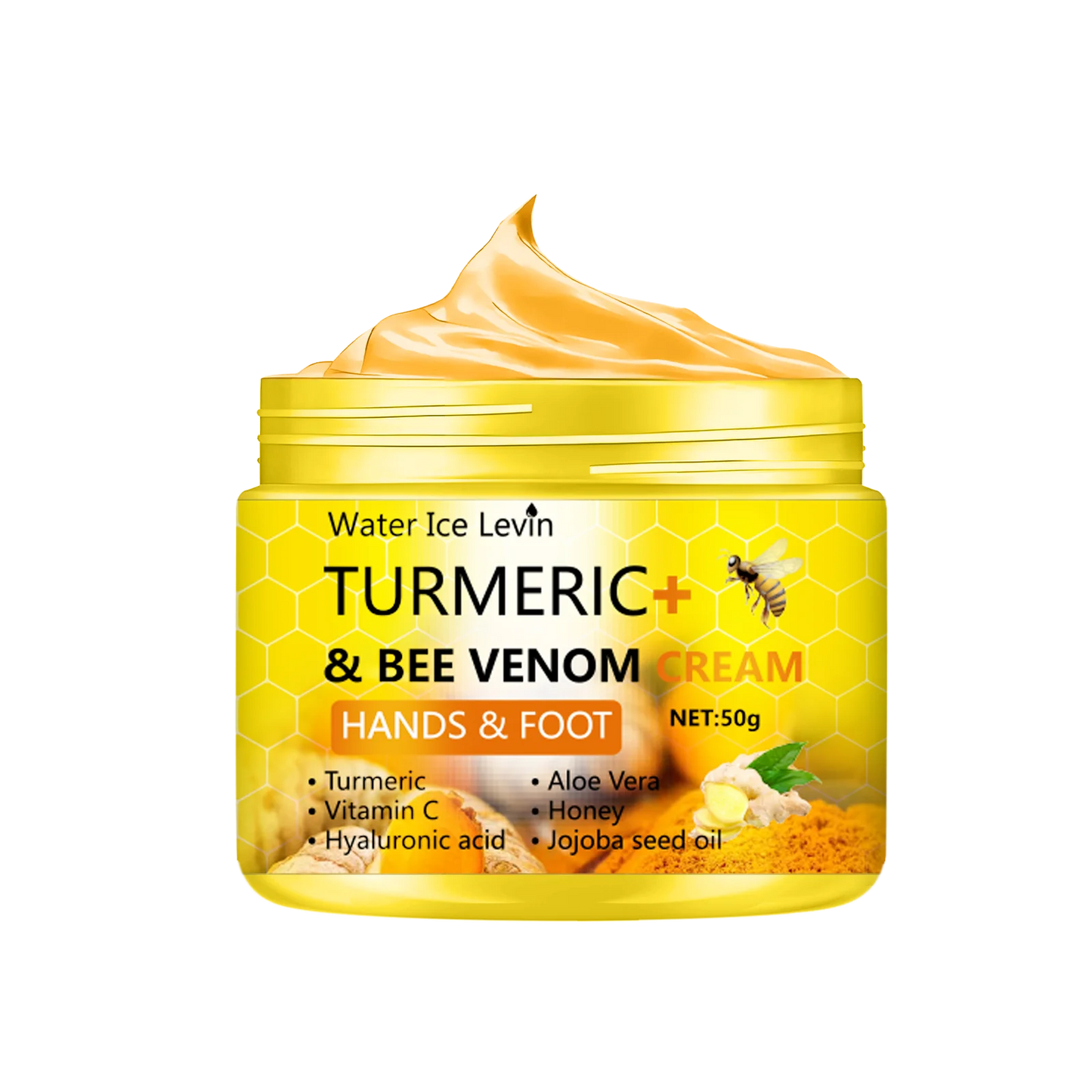 Poison Bee Organic Hand & Foot Cream — Natural Moisturizer for Dry & Flaky Skin