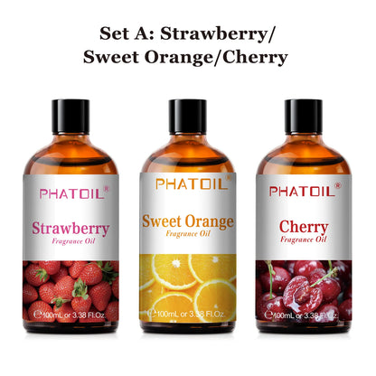PHATOIL Aromatherapy Fragrance Oil 100ml — Premium Diffuser & Home Scent