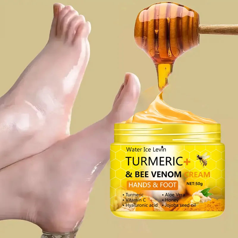 Poison Bee Organic Hand & Foot Cream — Natural Moisturizer for Dry & Flaky Skin