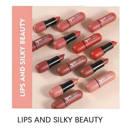 Velvet Matte Lipstick – Six Numbered Shades