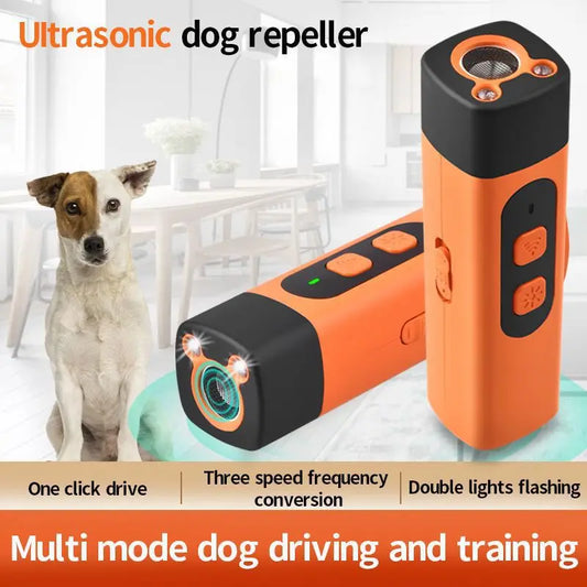 Ultrasonic Dog Barking Deterrent — Rechargeable Anti-Bark Training Device for Dogs