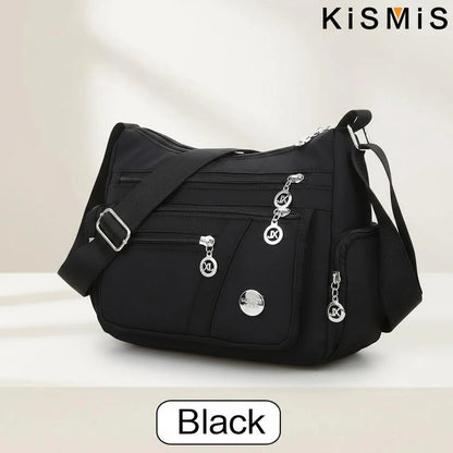Women's Waterproof Crossbody Bag — Casual Oxford Shoulder & Messenger Bag