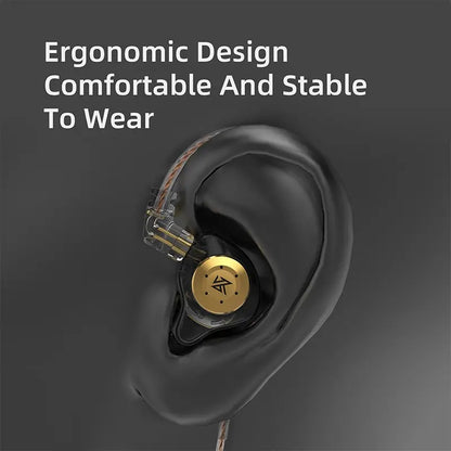 KZ EDX PRO Dynamic HIFI Earphones — Bass Earbuds In-Ear Monitor with Noise Cancelling & Mic