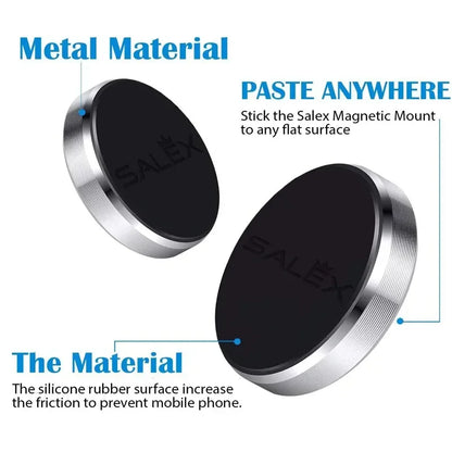 Magnetic Car Phone Holder — Universal Dashboard Mount for iPhone, Samsung, Xiaomi & Huawei