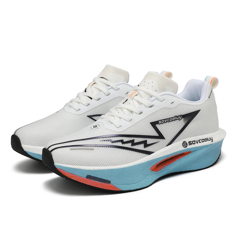 Carbon Board Marathon Running Sneakers — Breathable Lightweight Athletic Shoes for Men & Women