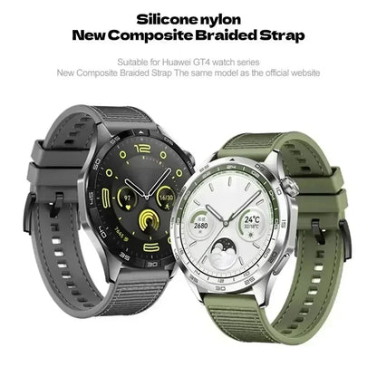 22mm Nylon Sport Watch Band — Compatible with Huawei & Samsung Galaxy Watch
