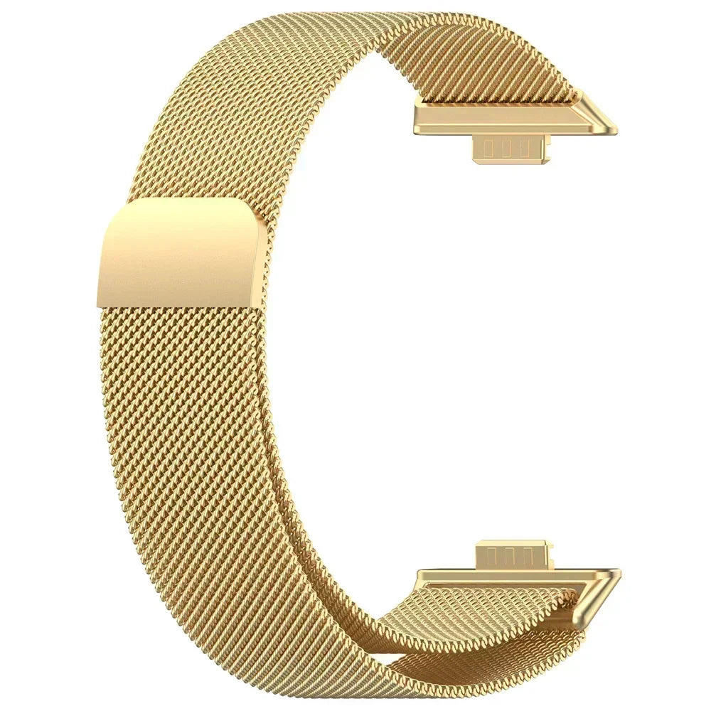 Magnetic Milanese Loop Watch Band — Stainless Steel, Fits Huawei Watch FIT 3 / FIT 4 / FIT 4 Pro