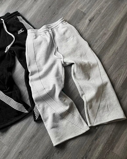 Camo Tactical Jogger Sweatpants — Y2K Embroidered Cargo Pants for Men & Women
