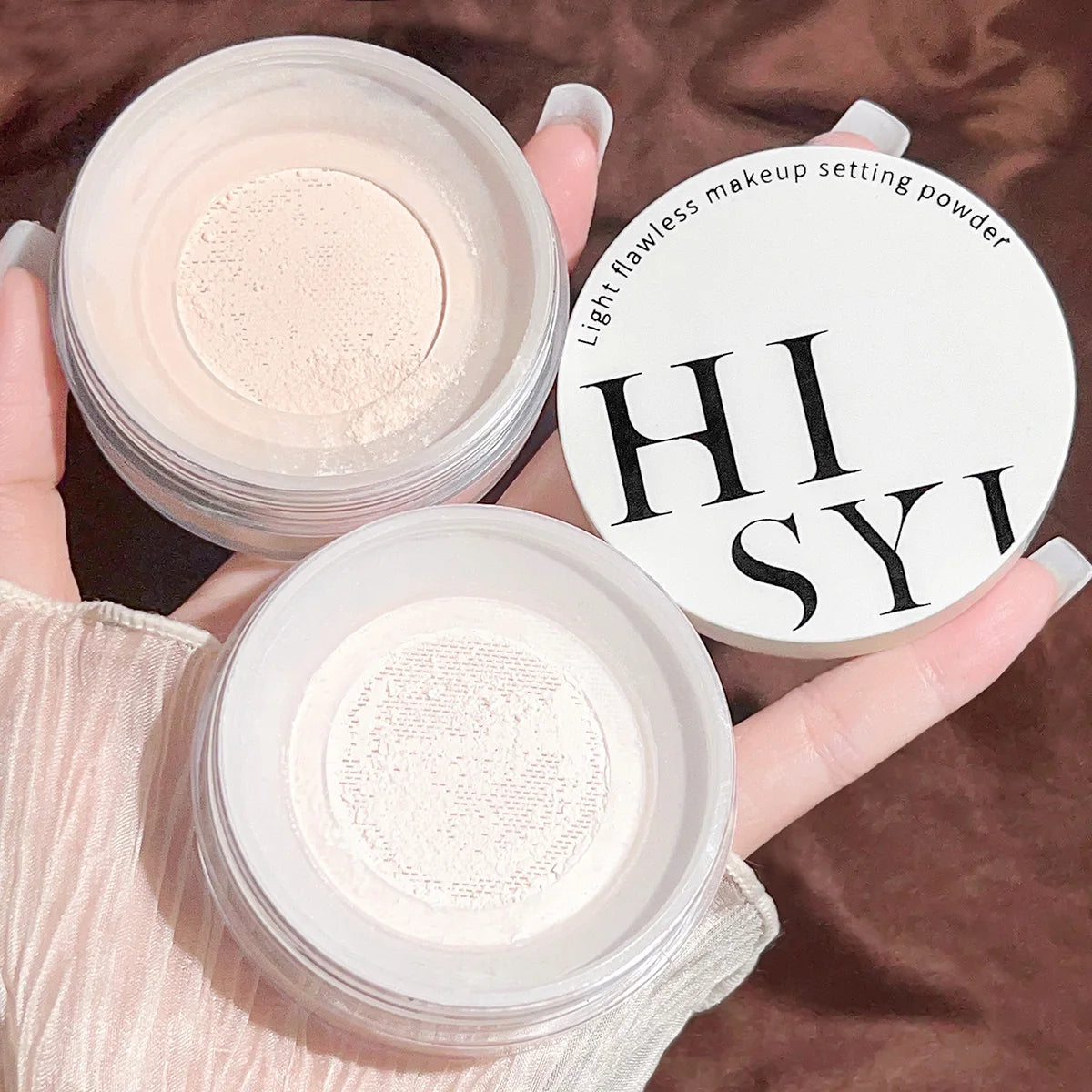 Translucent Makeup Setting Powder — Waterproof Natural Finish Loose Powder for Long-Lasting Hold