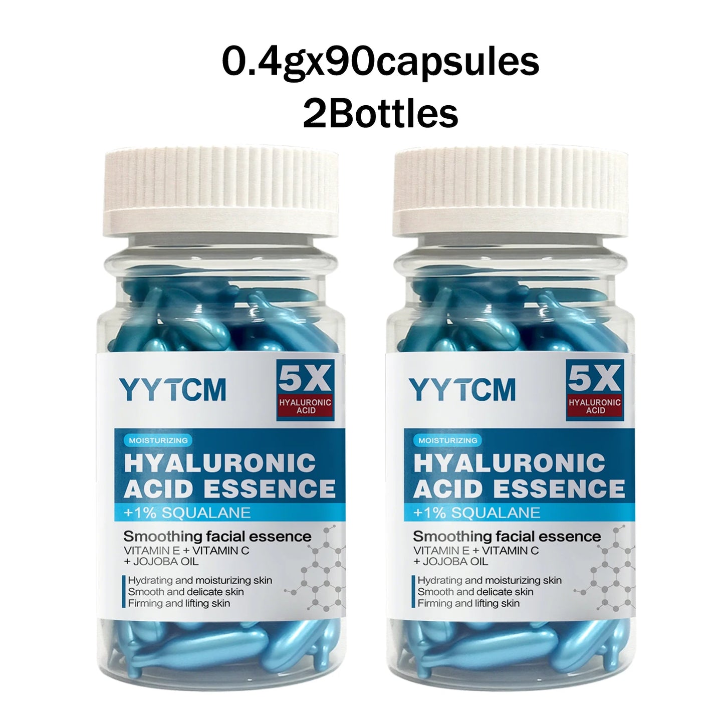 Hyaluronic Acid Deep Moisturizing Capsule Essence — Brightening Skin Serum (0.4g x 30 Capsules)