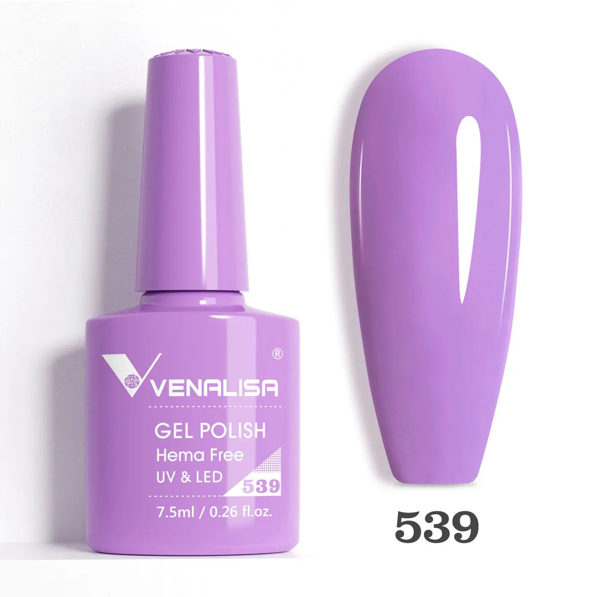 Venalisa HEMA-Free Glitter Gel Nail Polish — Full Coverage UV LED Soak-Off, Jelly Pink & Nude