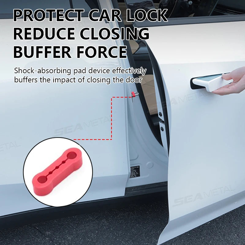 Universal Car Door Shock Absorber — Soundproof Anti-Vibration Cushion Buffer Pad & Damper