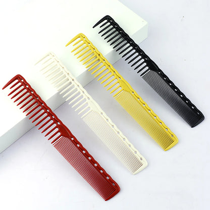 Professional Barbershop Dense Teeth Comb Set — Anti-Static Edge & Corner Comb for Flat Haircut & Styling