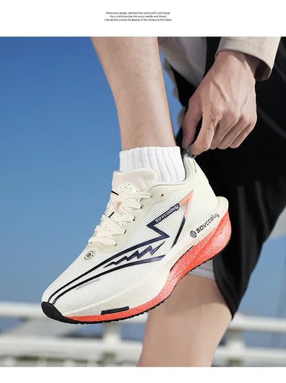 Carbon Board Marathon Running Sneakers — Breathable Lightweight Athletic Shoes for Men & Women