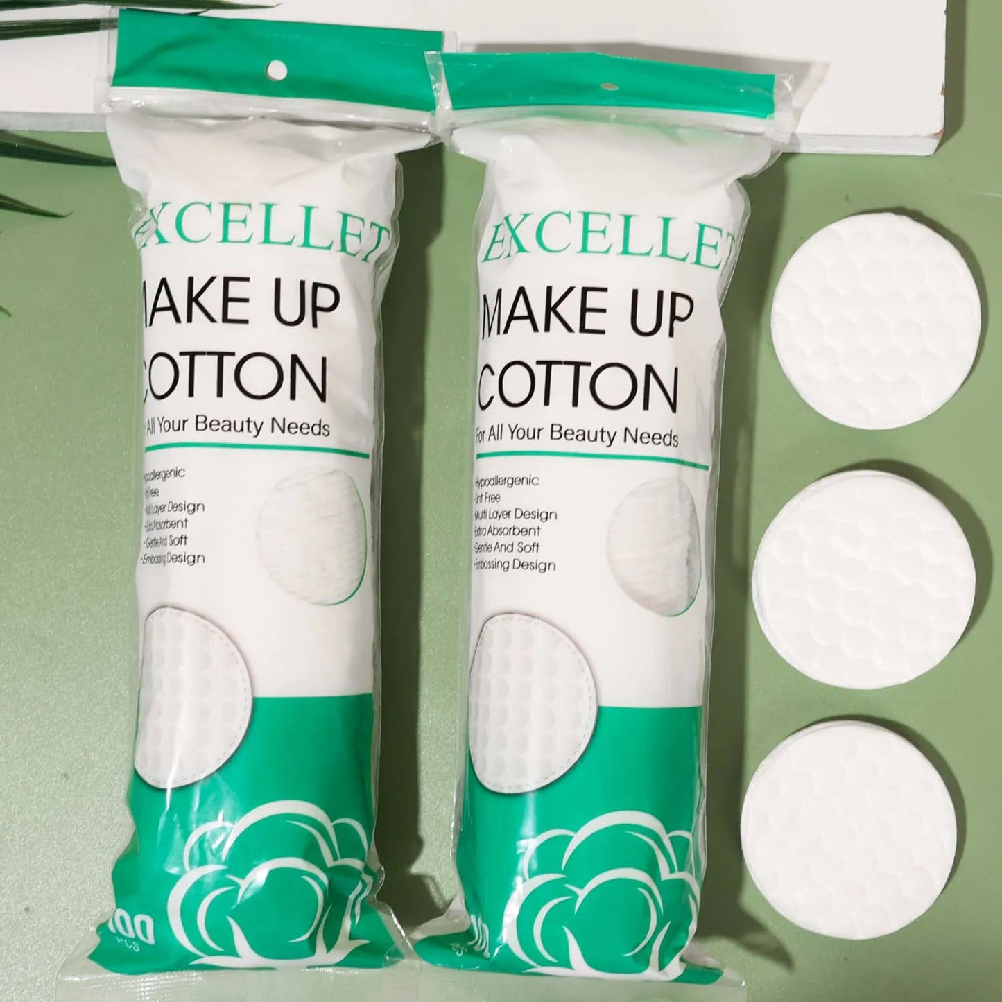 Disposable Makeup Remover Cotton Pads — Soft Dual-Sided Facial Cleansing Rounds for Daily Use & Nail Polish Removal