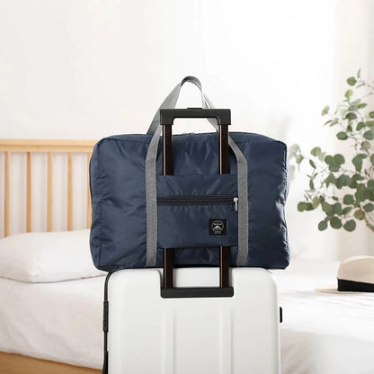 25 L Foldable Travel Duffel Bag with Trolley Sleeve