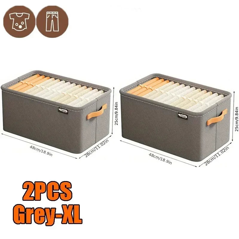 Non-Woven Wardrobe Clothes Organizer – M, L & XL