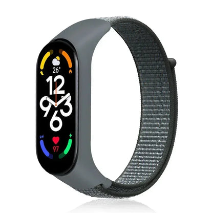 Nylon Sport Strap for Xiaomi Mi Band 3 4 5 6 7 — Soft Adjustable Replacement Wristband