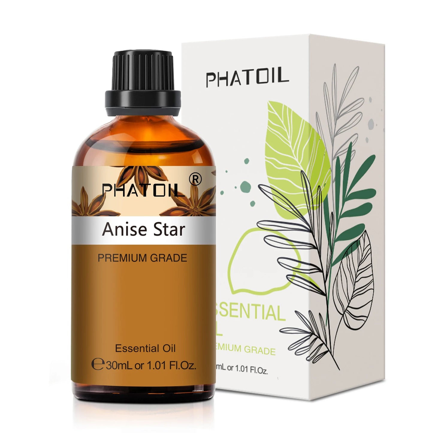PHATOIL Pure Essential Oil 30ml — Aromatherapy for Diffusers & Relaxation