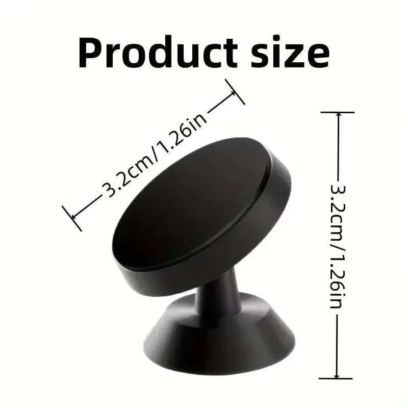 Magnetic Car Phone Holder — Universal Dashboard Mount for iPhone, Samsung, Xiaomi & Huawei