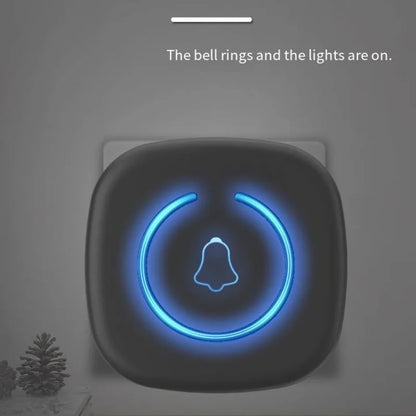 Smart Wireless Doorbell — 300M Long Range, 60 Melodies, US/EU/UK Plug for Home