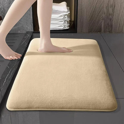 Absorbent Suede-Feel Bathroom Floor Mat – 6 Sizes