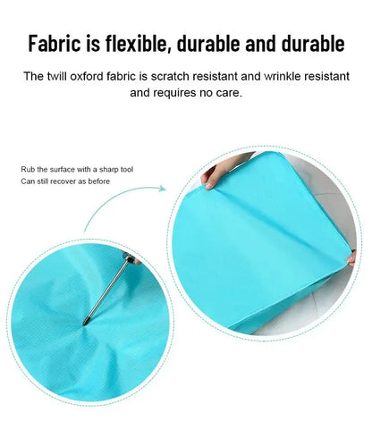 6-Piece Travel Storage Bag Set — Large Capacity Waterproof Luggage & Clothing Organizer with Zipper