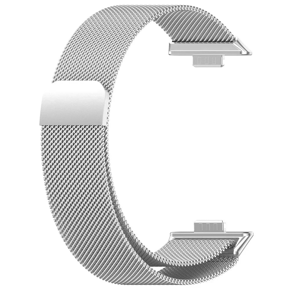Magnetic Milanese Loop Watch Band — Stainless Steel, Fits Huawei Watch FIT 3 / FIT 4 / FIT 4 Pro