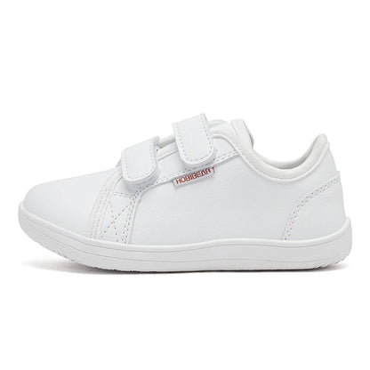 HOBIBEAR Kids Barefoot Minimalist Sneakers — Wide Toe Hook & Loop Lightweight Shoes for Boys & Girls