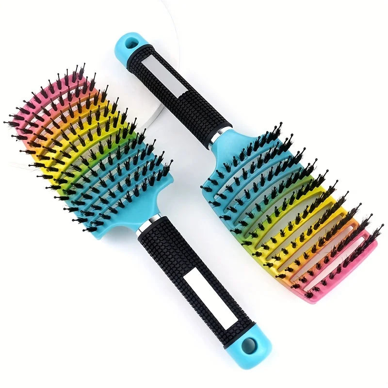 Magic Scalp Massage Detangling Hair Brush — Professional Wet Curly Hair Detangler for Women