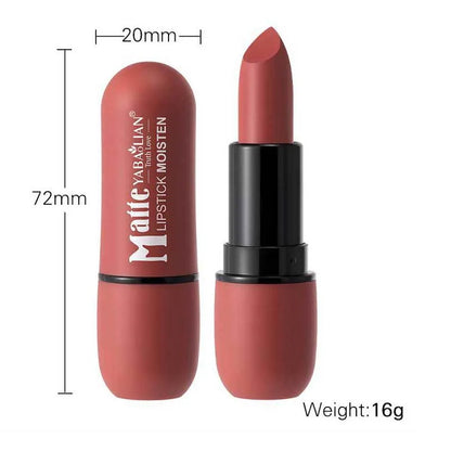 Velvet Matte Lipstick – Six Numbered Shades