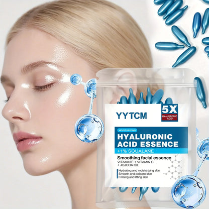 Hyaluronic Acid Deep Moisturizing Capsule Essence — Brightening Skin Serum (0.4g x 30 Capsules)