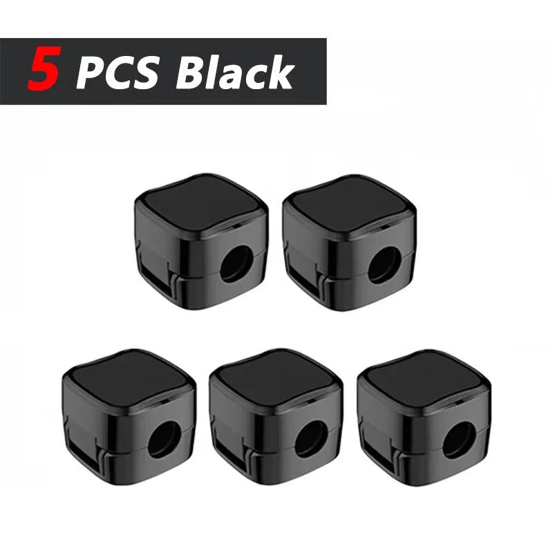 Magnetic Cable Clips — Adjustable Under-Desk Cord Holder & Cable Management Organizer (3-12 Pack)