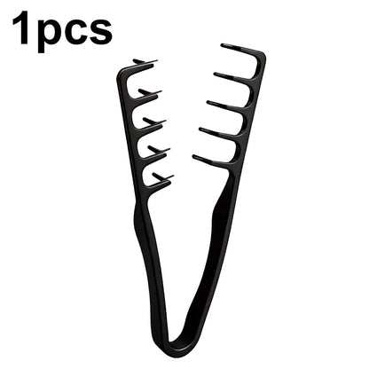 Volumizing Wide-Tooth Hair Styling Comb — Fluffy Texture Curling Tool for All Hair Types