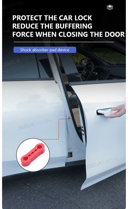 Universal Car Door Shock Absorber — Soundproof Anti-Vibration Cushion Buffer Pad & Damper