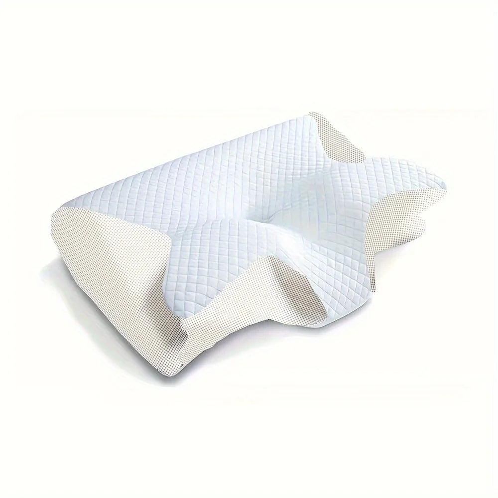 Ergonomic Cotton Snack Pillow — Soft & Lightweight Sleeping Pillow for Side, Back & Stomach Sleepers
