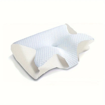 Ergonomic Cotton Snack Pillow — Soft & Lightweight Sleeping Pillow for Side, Back & Stomach Sleepers