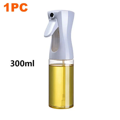 Kitchen Oil Spray Bottle — 200/300/500ml Mist Sprayer & Oil Brush for Cooking, BBQ & Baking