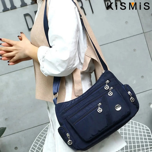 Women's Waterproof Crossbody Bag — Casual Oxford Shoulder & Messenger Bag