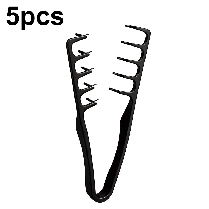 Volumizing Wide-Tooth Hair Styling Comb — Fluffy Texture Curling Tool for All Hair Types