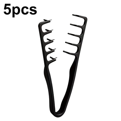 Volumizing Wide-Tooth Hair Styling Comb — Fluffy Texture Curling Tool for All Hair Types