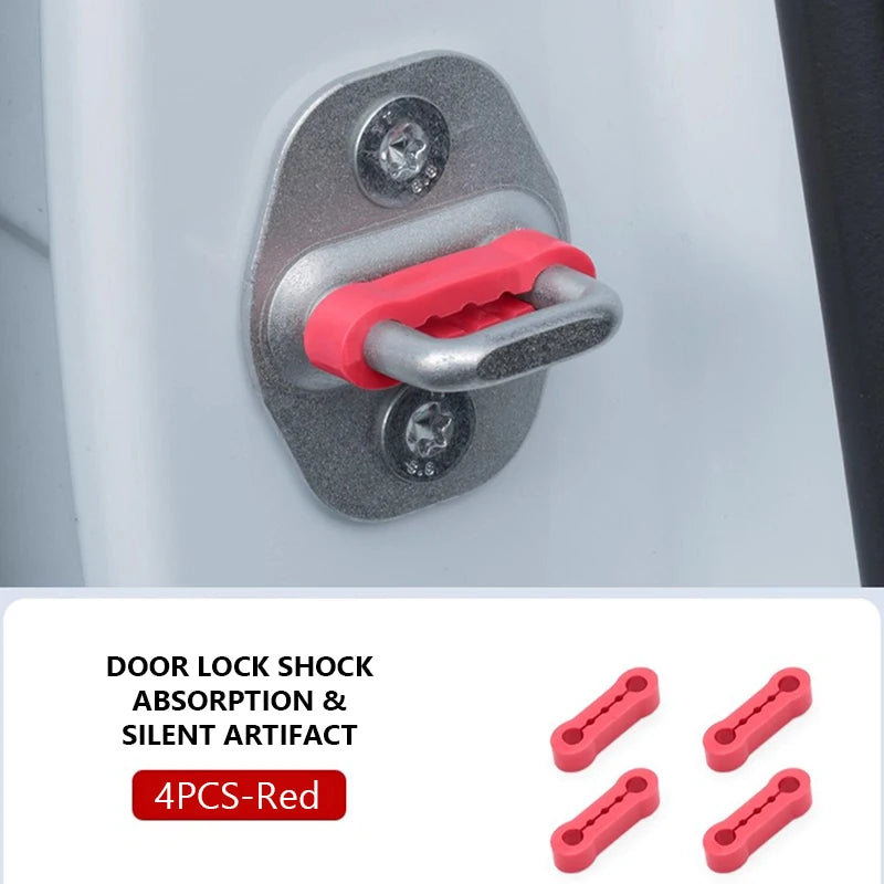 Universal Car Door Shock Absorber — Soundproof Anti-Vibration Cushion Buffer Pad & Damper